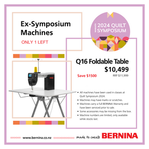 BERNINA Q16 Plus & Adjustable Table - EX-Symposium