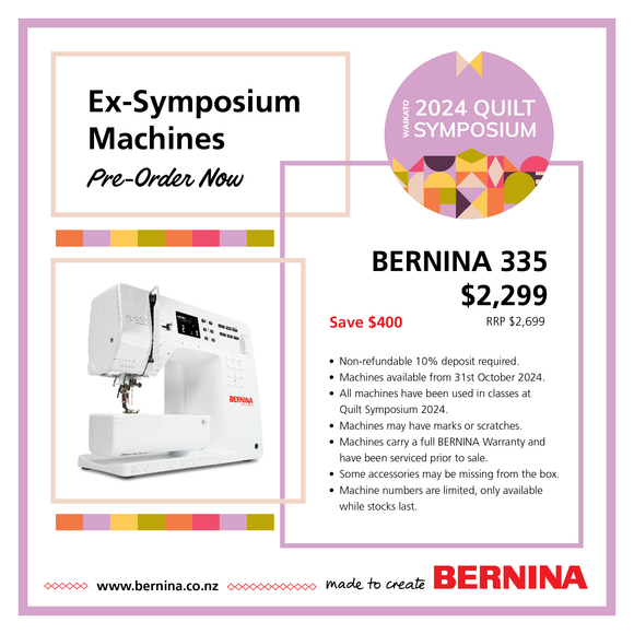 BERNINA 335 Ex-Symposium