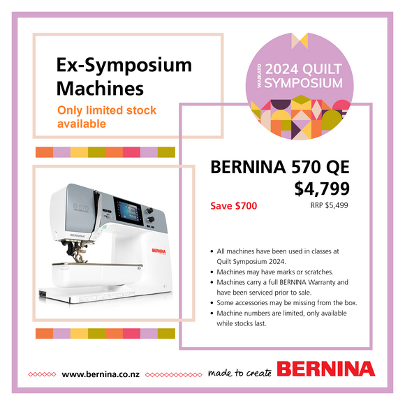 BERNINA 570 QE Ex-Symposium